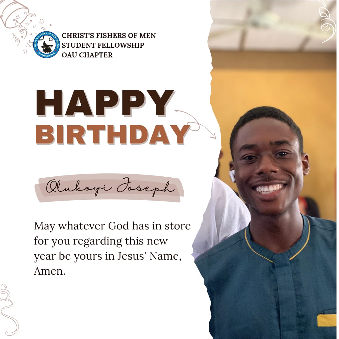 Birthday blessings to our beloved brother Joseph 🥳🥳🥳🥳

May Favour surround you like a shield in this new year 🎊✨