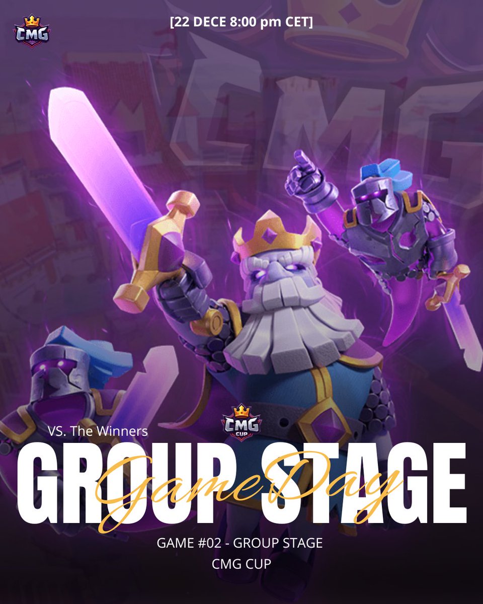 CMG_EsportsCR's tweet photo. 🔥 Champions energy. Roster locked. Ready to dominate.
🏆 This is our moment. #CMGCup https://t.co/IGCWtlD2IJ