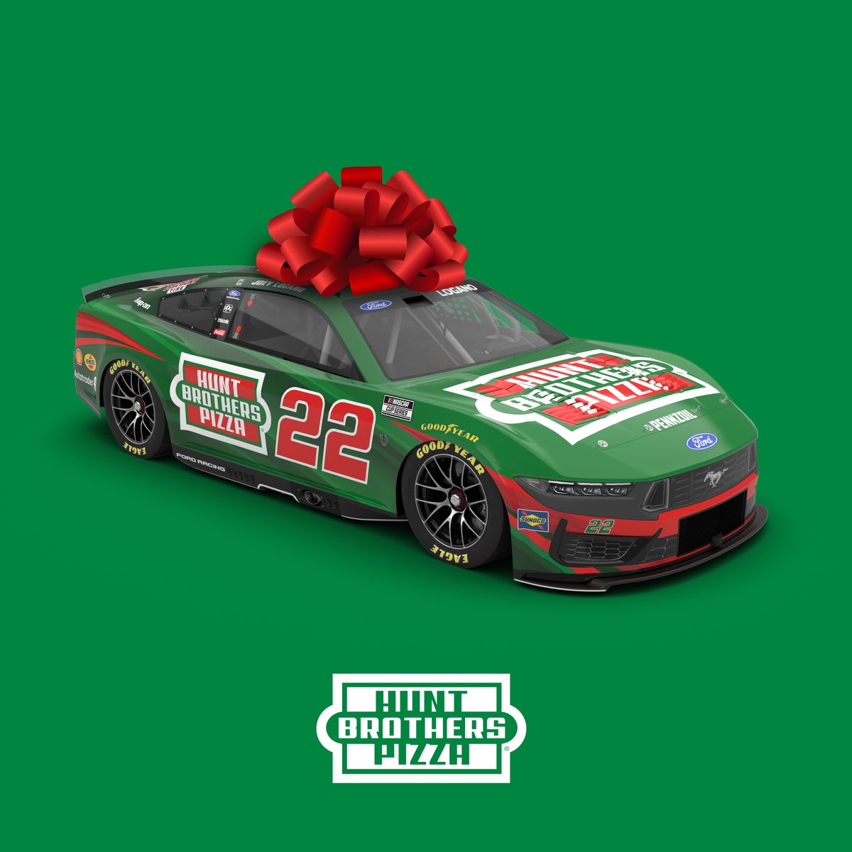 hbpRacing's tweet image. The No. 22 on the 22nd. Wrapped &amp;amp; ready for 2026.🎁🏁