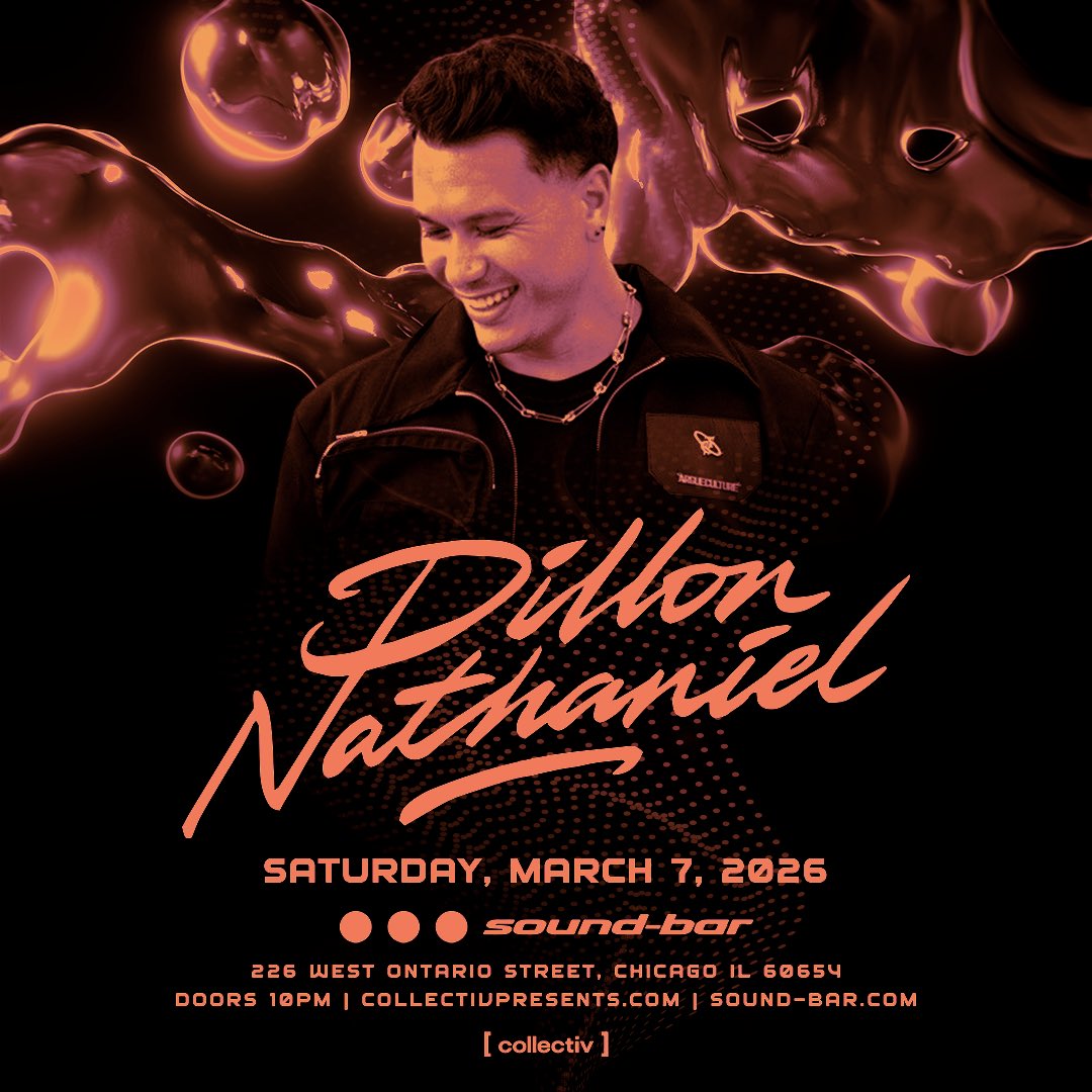 sound_bar's tweet image. Saturday, March 7th, 2026

Main Room
DILLON NATHANIEL
Support DJs TBA

Ticket Purchase for Main Room Event
and Full Venue Access.
*** GUARANTEED ADMITTANCE

BUY NOW sound-bar.com

*** Table Reservations available.  For pricing information email reserve@sound-bar.com…