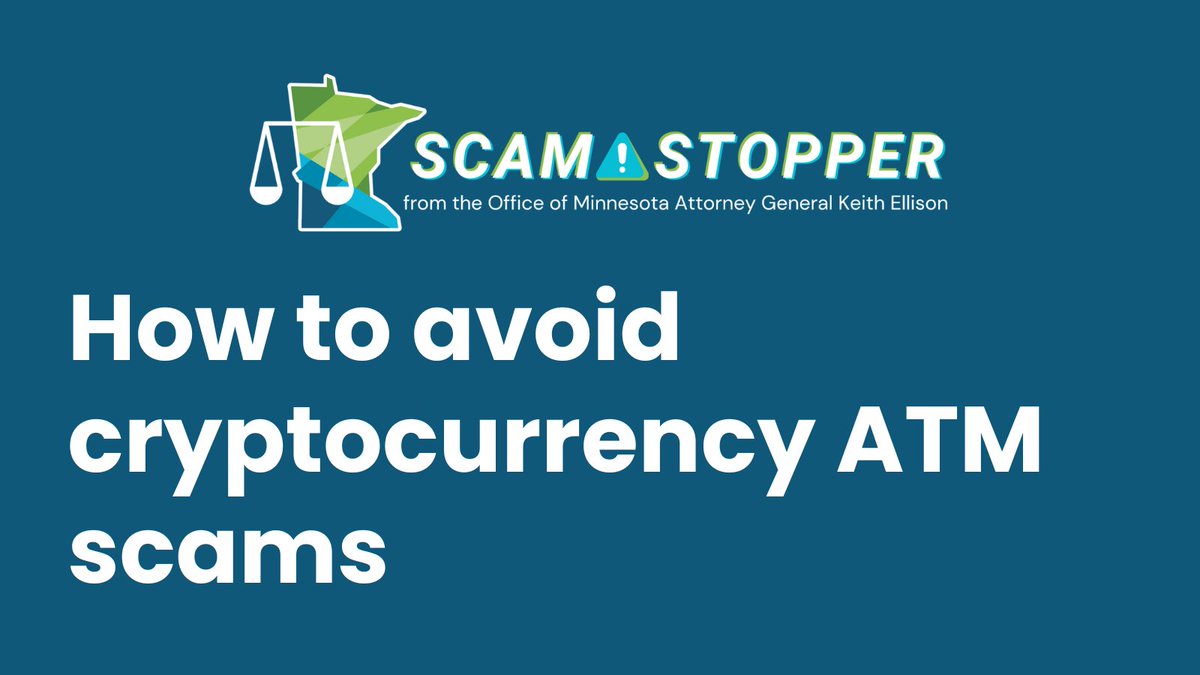 The spread of Cryptocurrency ATMs has me extremely concerned. While these  ATMs are not scams themselves, many scammers trick their targets into  sending money via cryptocurrency ATM because those transactions are  virtually