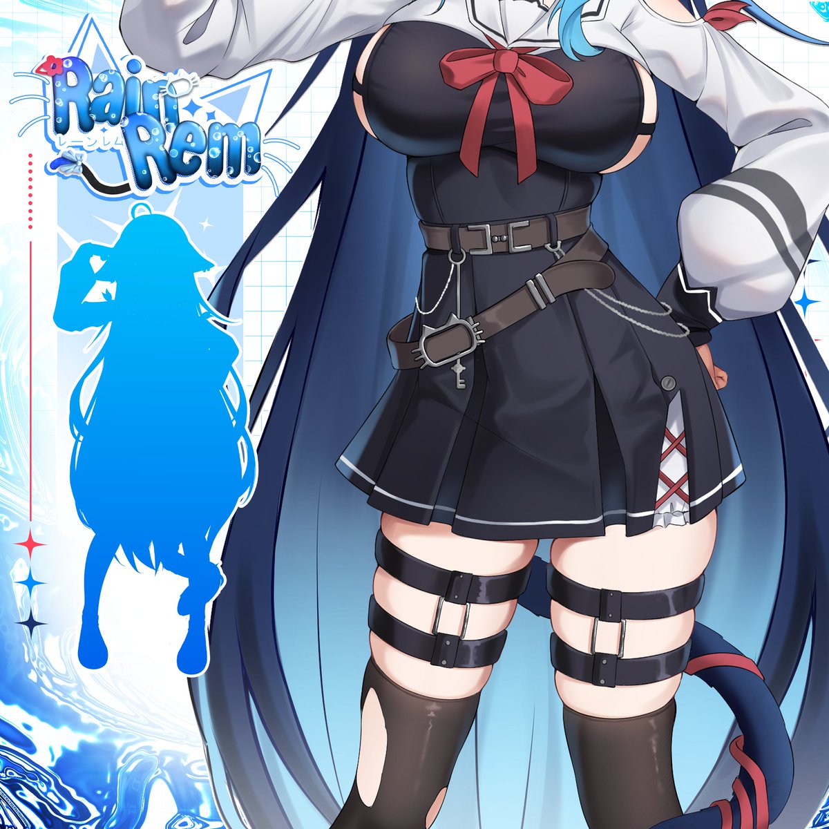 RainRemVtuber's tweet image. 👗ต่อกันส่วนที่ 2!✨

เสื้อแขนพองสีนวล, โบว์สีแดงสุดเด่น, และดีเทลเข็มขัดรูปแมวพร้อมกุญแจแห่งความลับ... ทุกรายละเอียดคือความใส่ใจเพื่อทุกคน! 🎀🗝️

เหลือส่วนสุดท้าย "ใบหน้า" จะเป็นยังไงนะ? รอติดตาม!

#ModelReveal #VTuberTH #NewModel