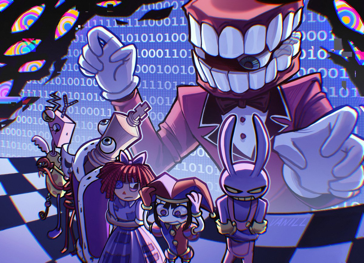 Van1ll__'s tweet image. Can’t wait for episode 8

#TADC #TheAmazingDigitalCircus #Caine #Jax #Pomni #Ragatha #Kinger #Gangle #Zooble