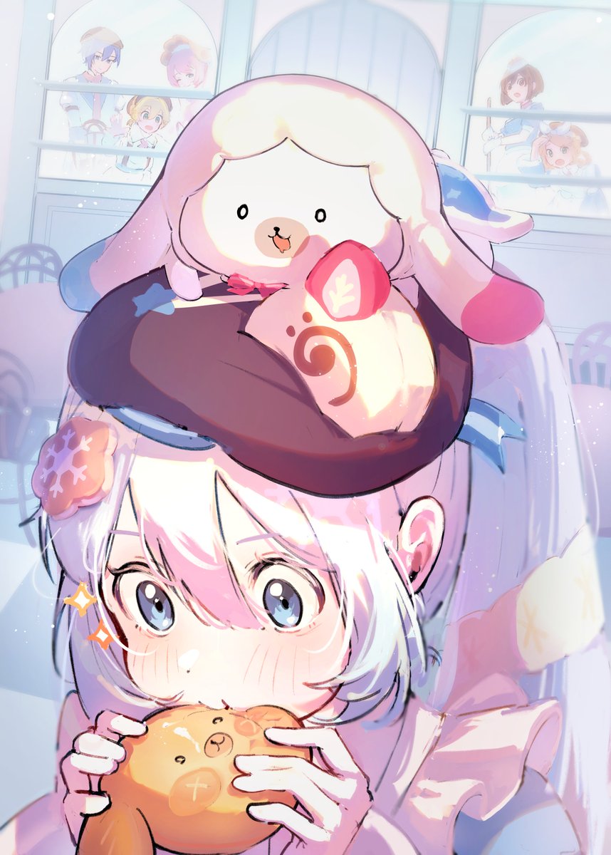 ゆきちゃん、専用ページ 雪ミク2026 『しあわせパティスリー 準備中‼️』 みんなが来る前に食べ