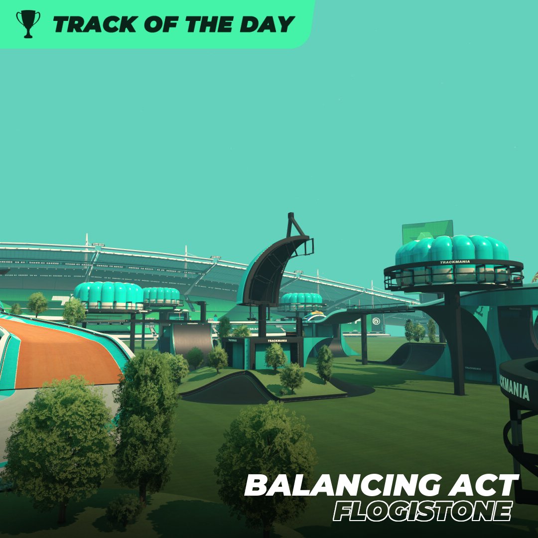 Trackmania's tweet image. Navigate the narrow paths on this dirt track to start this week!
