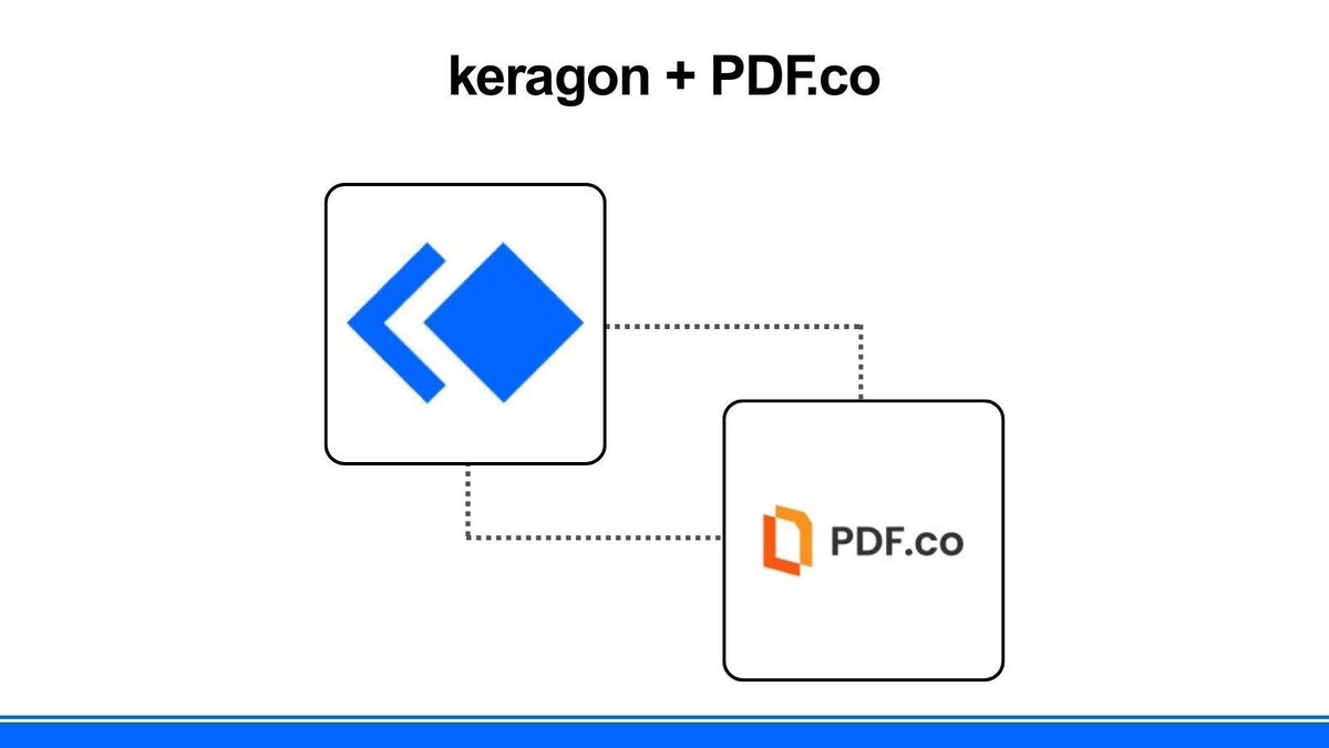 KeragonHQ's tweet photo. Turn PDFs into automated workflows, not manual chores. 📄⚙️  

Connect @pdfdotco to your EHR, CRM, and practice tools with Keragon - securely extract, convert, and route PDF data in a HIPAA‑compliant, no‑code way.  

Think referral PDFs auto‑parsed, records updated and follow‑ups launched for your care team in seconds, not hours. ⏱️  

🔗 Explore the integration: https://t.co/kx0c77lEUJ  

#HealthcareAutomation #HealthTech #HIPAA #PDF #EHR #DigitalHealth #MedicalBilling #RevOps #NoCode #ClinicalOps