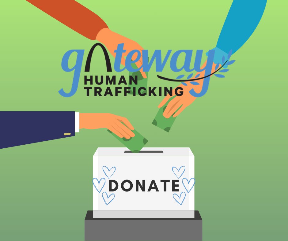 Donations to Gateway Alliance against Human Trafficking help us effectively accomplish our mission to end human trafficking. With your financial support, we can save lives and create a safe world for all. Donate today at gahtmo.org/donate/

#GAHTMO #EducateToPrevent