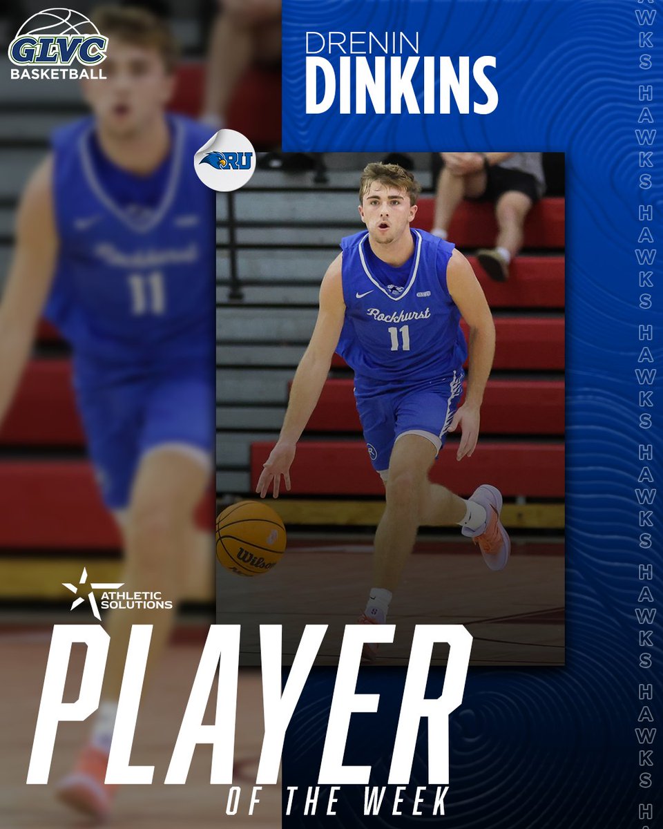 ⛹️‍♂️ GLVC MEN'S BASKETBALL WEEKLY AWARD

Drenin Dinkins, G, <a href="/RUhawks/">Rockhurst Athletics</a> 

#CreateYourLegacy | GLVCsports.com/POTWmbb
