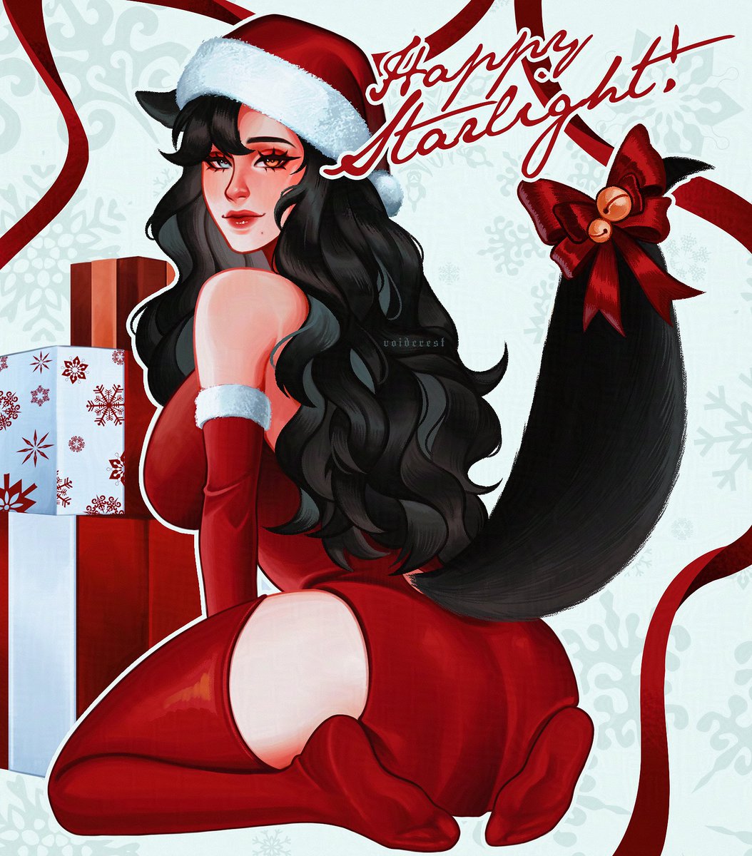 voidcrest's tweet image. happy starlight, from wol 🎄🎁 #FFXIV 
+ two versions on ptrn!