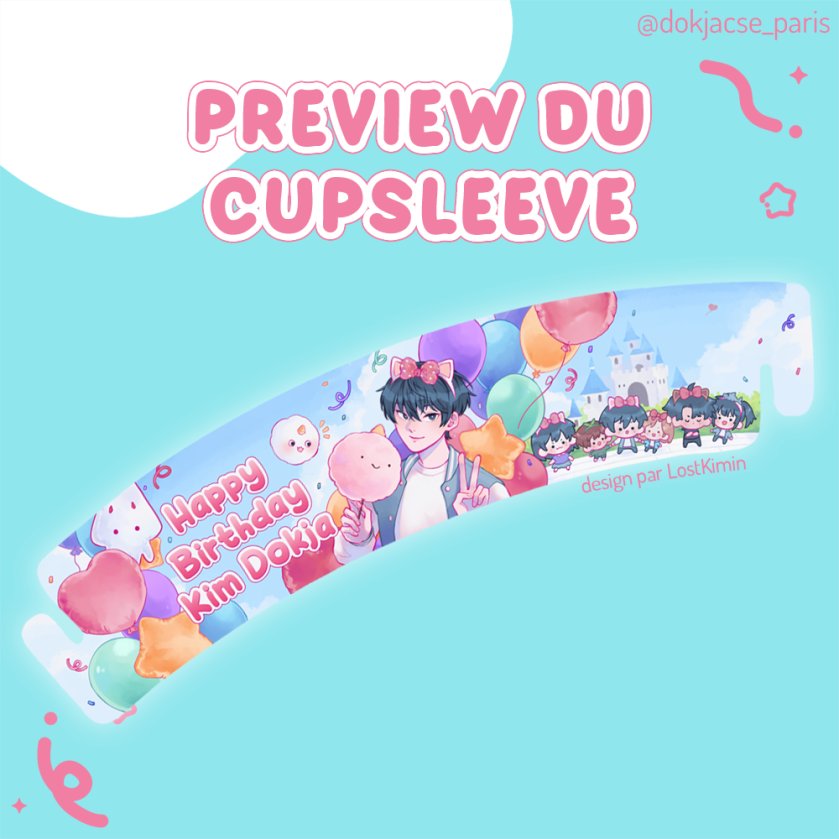 dokjacse_paris's tweet photo. Et pour vous faire attendre, on vous révèle le cupsleeve de cette année, qui vous sera offert pour toute consommation payée au Kick café le jour J ! Merci a @LostKimin pour le design de cette année ! 🎠✨ https://t.co/VA41oj7OAK
