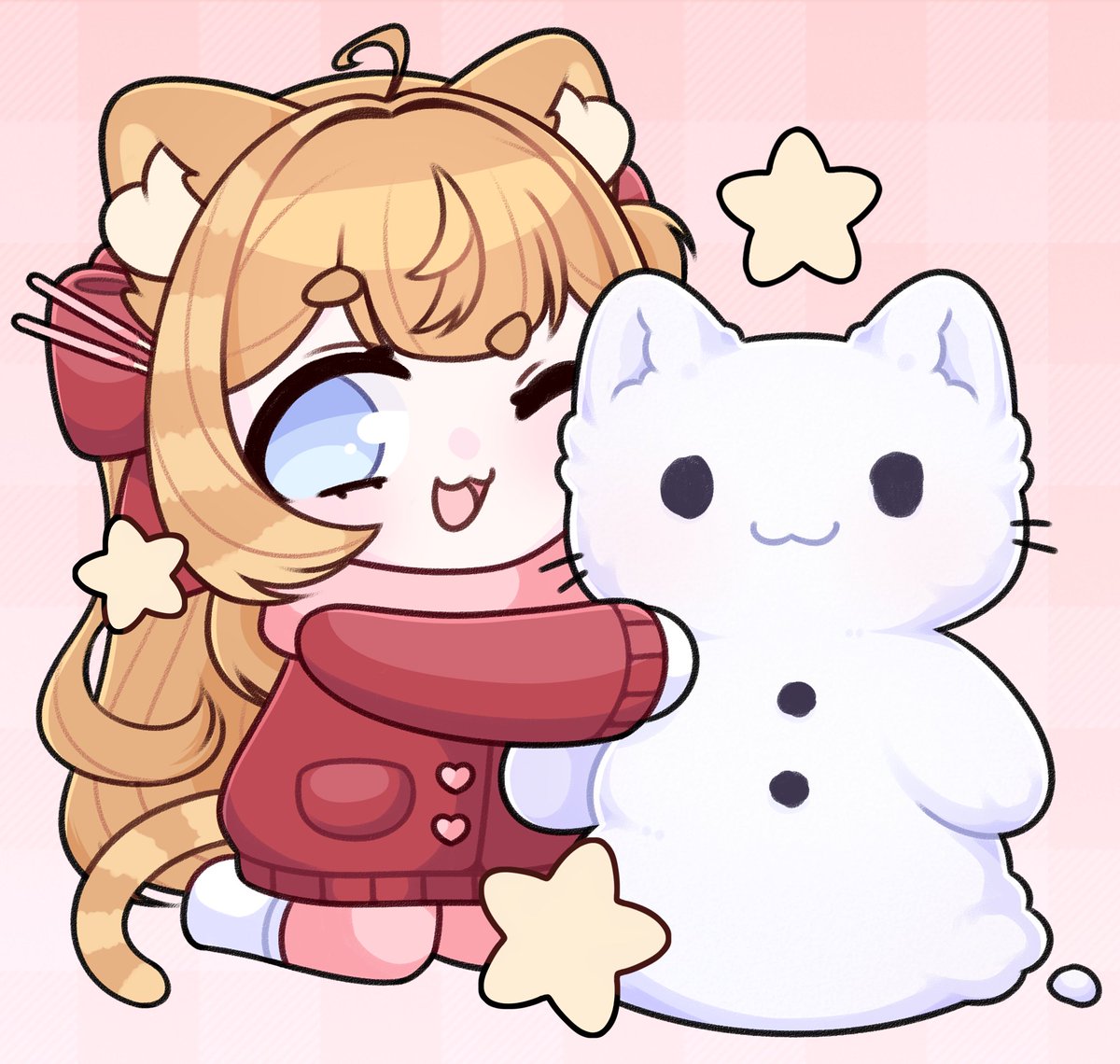 Kalendarz NYAdwentowy ✦ Dzień 22 
Ostatnie Rozdanko Bałwankowego YCHa!

Ostatnia już szansa na wygranie bałwankowego arcika z Waszą postacią! (˶˃ᆺ˂˶)
Rozdanko odbywa się na naszym serwerze!

Wesołych Świąt! 🩷
#PLVtuber