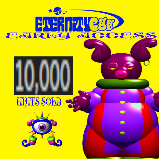 userIands's tweet photo. 12 days post-release, 10k eternity eggs sold
that's more than i expected to sell in 12 months
so now to work on finishing the game
(and of course more bugs and jank) https://t.co/Ei36xlji6P