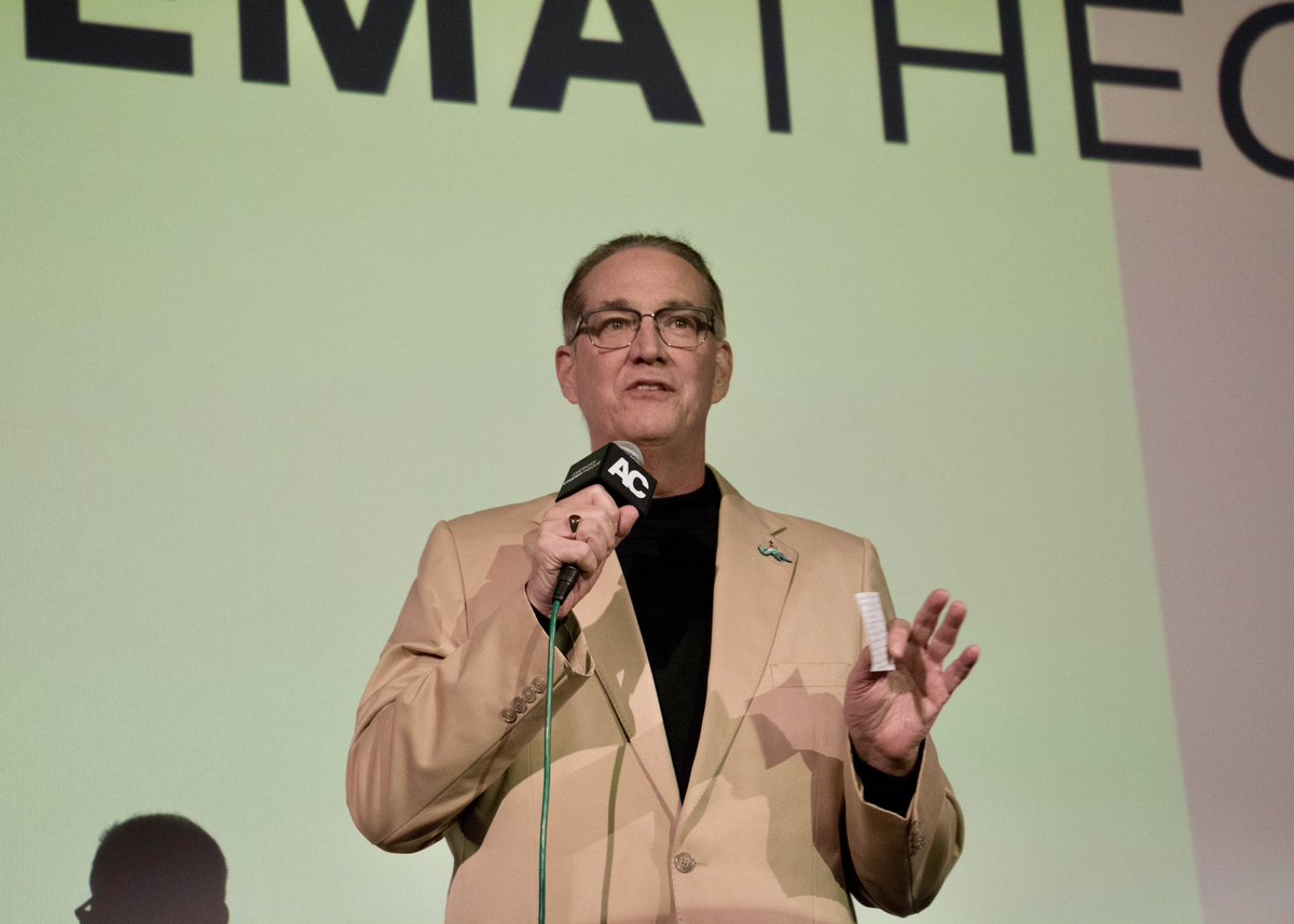 Thank you to Alan K. Rode for introducing THE THING FROM ANOTHER WORLD (1951) in 35mm last week at the Aero 🪐🌨️ So great watching a classic sci-fi film on the big screen!