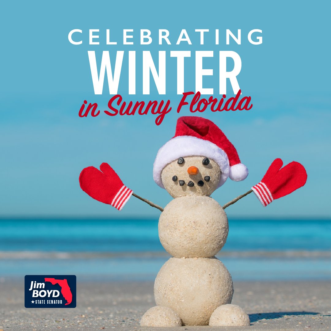 The winter season officially begins today. There is no better place to celebrate the season than in sunny Southwest Florida! ☀️🎄
