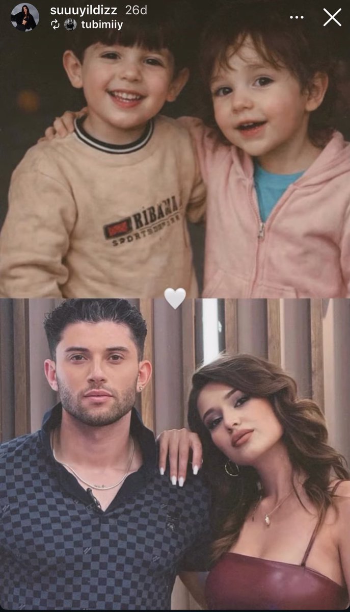 Çocukluk fotoğrafları bile uyumlu ve çok güzel insanın dişleri kamaşıyor küçüklük fotoğraflarına baktıkça  çok tatlılar 💕💕 #kısmetseolur #MetSu