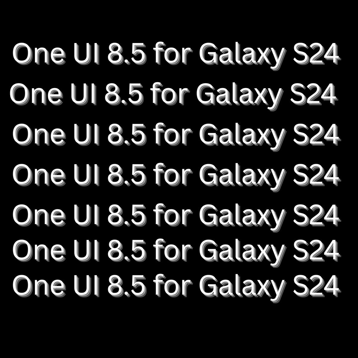 ultimate_phyco's tweet photo. where is One UI 8.5 for Galaxy S24 (following trend) https://t.co/TswnfvgLGY
