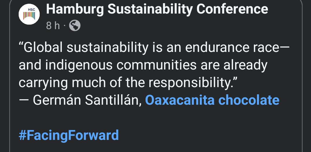 ¡Hoy en Alemania están habando de nosotros! 🇩🇪 
Les compartimos la publicación que la #HSC2025 realizó el día de hoy sobre nuestro trabajo en la Mixteca Oaxaqueña y sobre la visión de futuro de nuestro Director General y Fundador, Germán Santillán 🍫
facebook.com/share/p/1BoGZy…