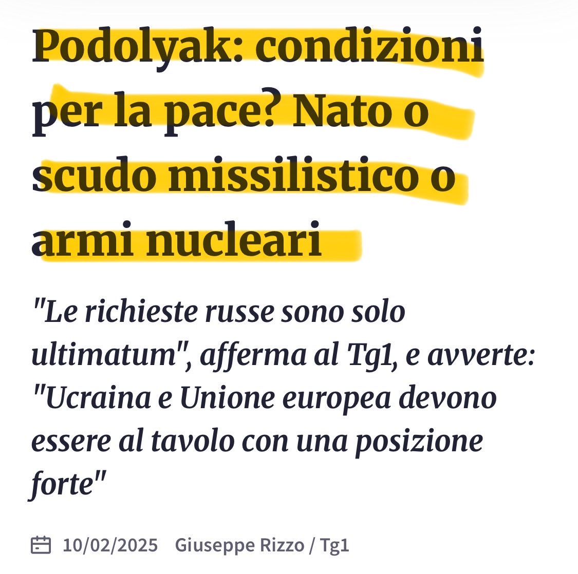 k_arsenale's tweet image. Il consigliere #Podolyak voleva la bomba nucleare ma è stato bombato. Ormai nel palazzo a #Kiev, ci rimarranno solo #Zelensky e una luuuuuuunnnnggggaaaaa striscia di polvere bianca.