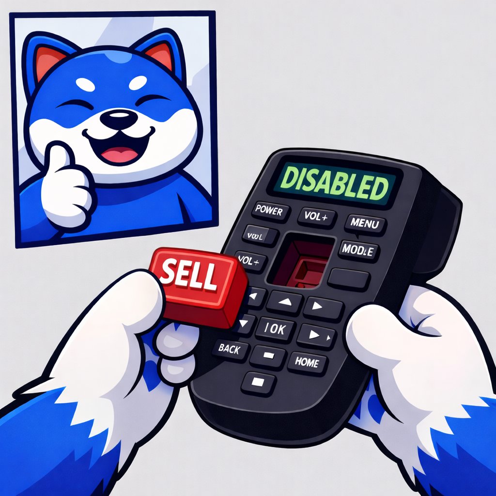 VitaInuCoin's tweet image. Sell button disabled. Market peace achieved.

$VINU