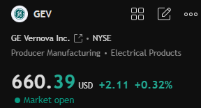 JaimeBochinche's tweet photo. $GEV 📈430%IPO GC S$570-615 R$731 https://t.co/ea6W5qHjyS