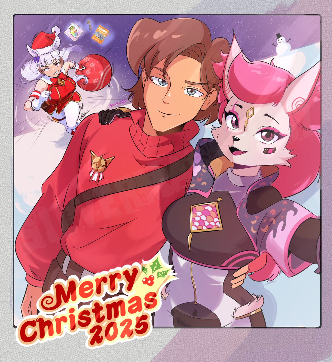 Merry christmas🎄🎁

#UmaMusume #Fortnite #FortniteArt #TeamFortress2