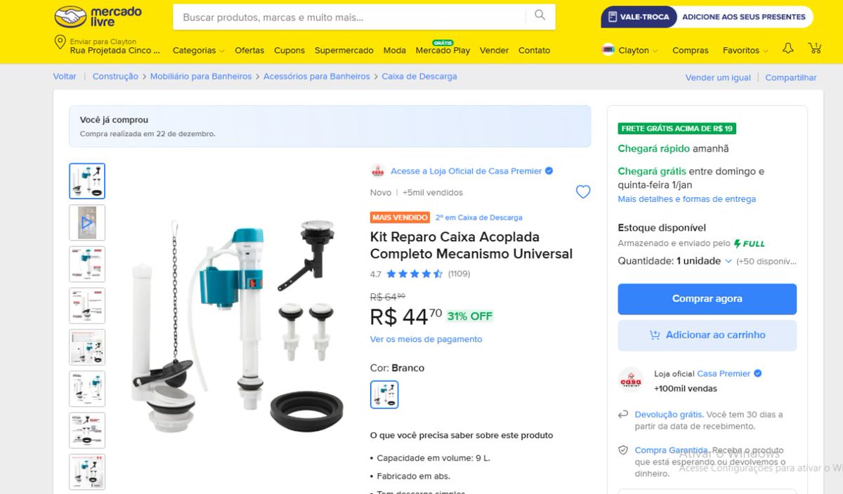 A descarga da casa da minha avó estragou ontem, então resolvi comprar outra utilizando um método de pagamento que me dá 4% de cashback de volta em BTC na rede Base, simples e rápido, sem KYC e sem encheção de saco <a href="/p2pmebrasil/">P2P.me Brasil</a>