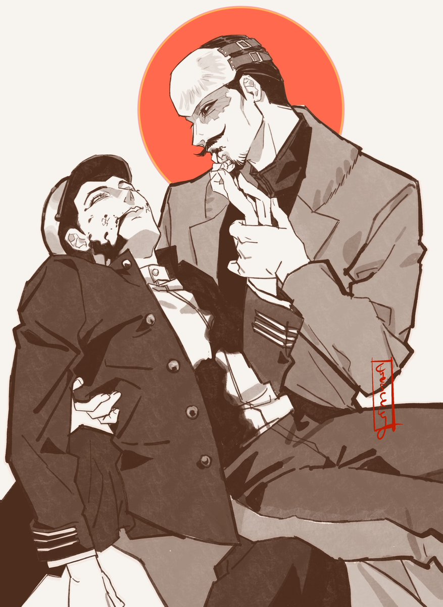 Some gk drawings from this month ~ #goldenkamuy