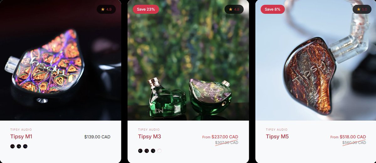 🚨 PROMOTION 🚨

RABAIS DES FETES + 5% AVEC MON CODE PROMO.

(PV POUR UN AUTRE 5% ADDITIONNEL)

Code Promo : M1CKQC 🔥

tipsyaudio.com/?ref=M1CKQC