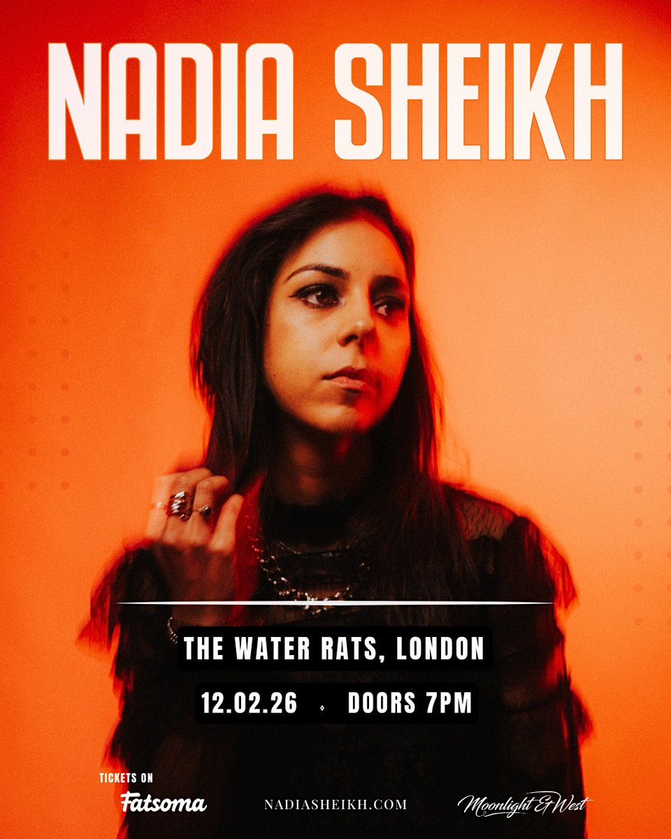NadiaSheikh_'s tweet photo. LONDON!! We’re back…our next headline show will be on February 12th at @Water_Rats . I can’t wait to celebrate “Done &amp; Dusted”…in the flesh…with as many of you as possible ✨

Early Bird tickets go on sale tomorrow 23rd December at 10am until 6th January: https://t.co/tTVcXyODyH