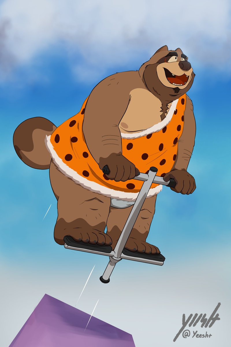 Yeesht's tweet image. Pogostuck Fanart for @TanumotoTanooki 🏔️