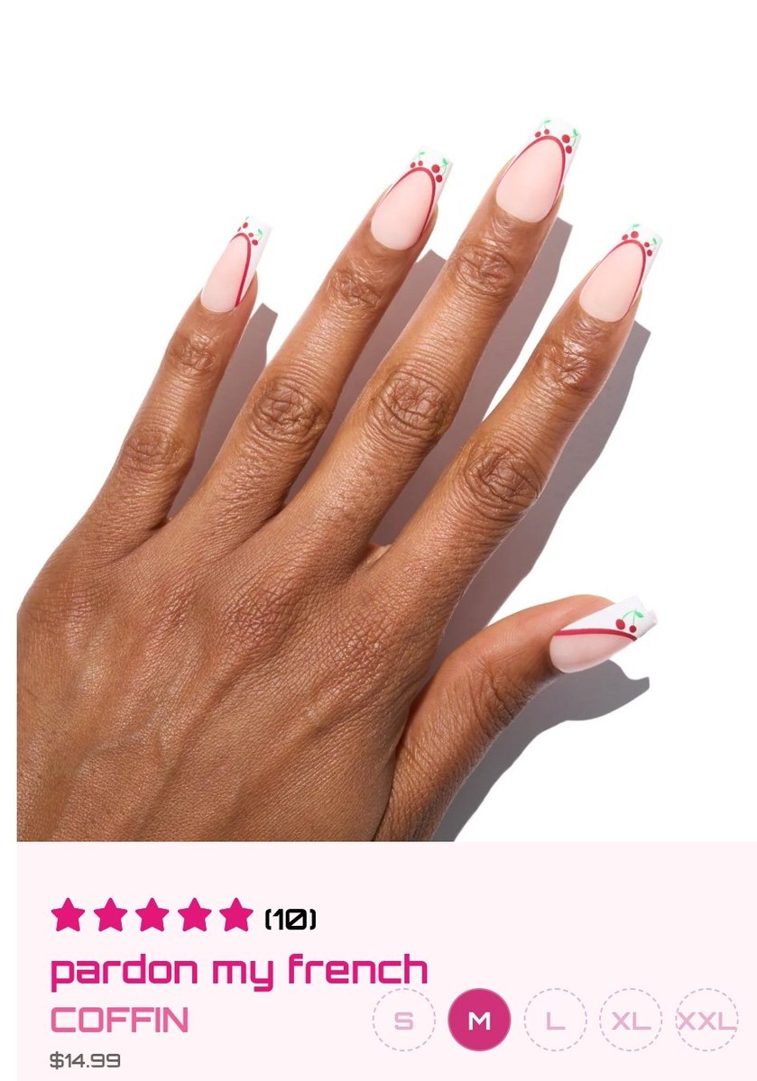 Nicki Minaj wore her “Pardon My French Coffin” Pink Friday Press-On Nails during her appearance at Turning Point USA yesterday.

Get a pair: pinkfridaynails.com/?srsltid=AfmBO…