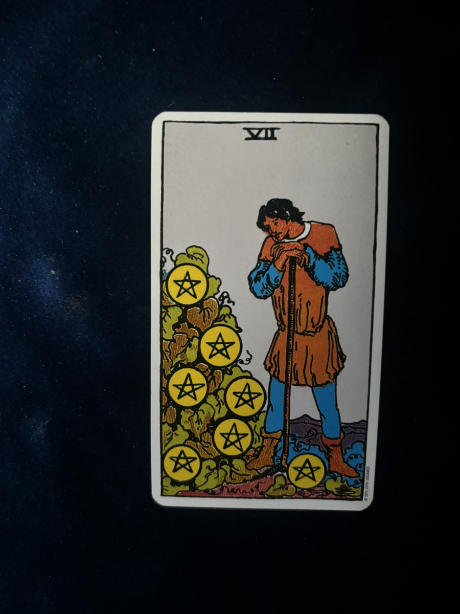 RT @ponhonoka00: 今日の運勢(92) 【コイン（ペンタクル）の７】 逆位置 〈解釈〉 良いアイディアが浮かんでいます。  改善点もわかっていますね。 それで飛躍できます。 と出ています 私のやりたい事を達成するために もっと自由にのびのびといこうと思います…