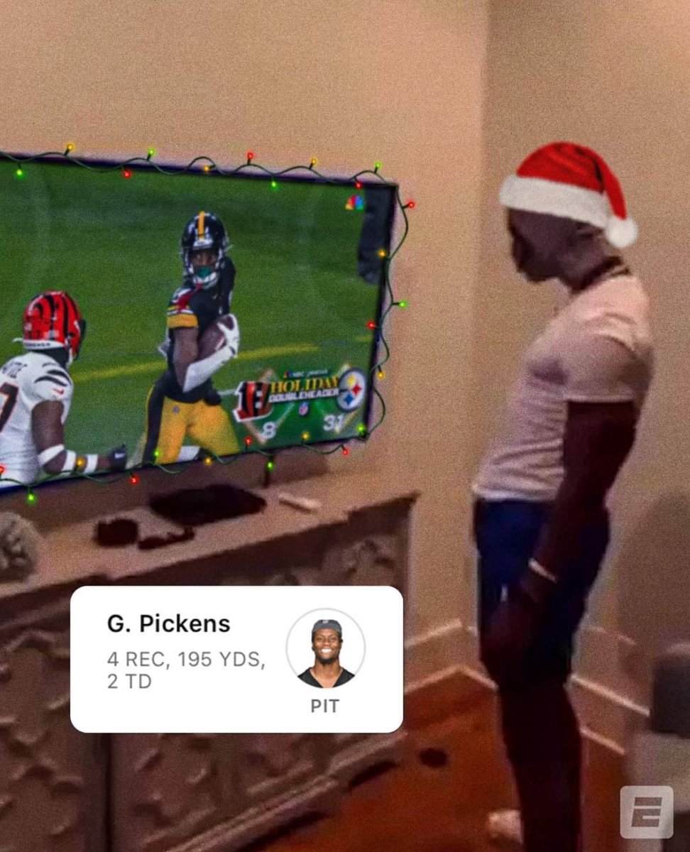 PackWatch999's tweet image. George Pickens 2023 Christmas vs Bengals