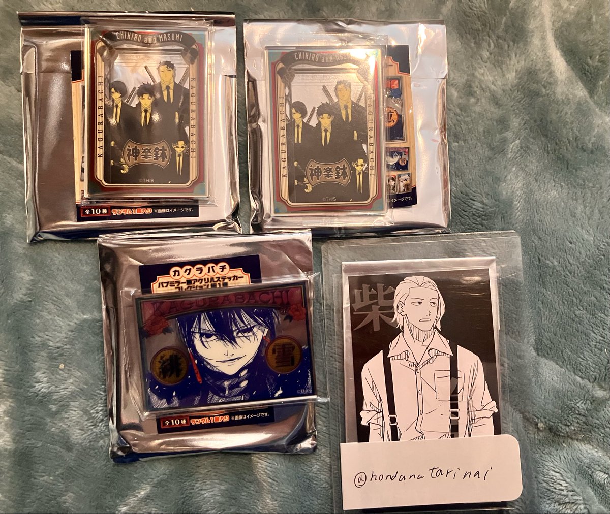 カグラバチ』パブミラー風アクリルステッカーコレクション 第1弾 （全