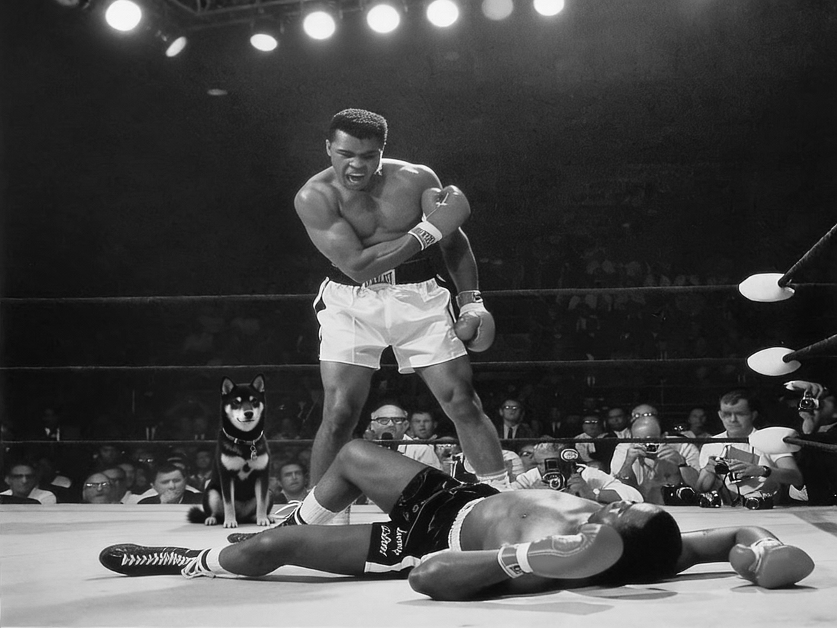Float like a butterfly. 
Sting like a shadow.

Greatness isn’t loud. 
It’s inevitable.