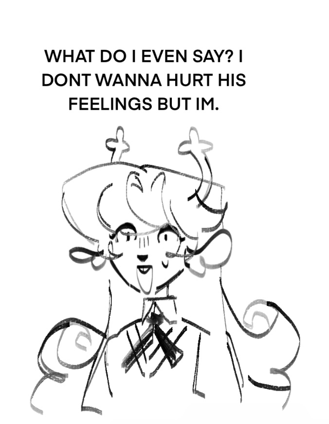 Killjoyous_'s tweet image. Noelle and Berdly but in the scenario that they both think they’re  taking pity on the other and are both humiliated. The entire ordeal lasts 1 week.