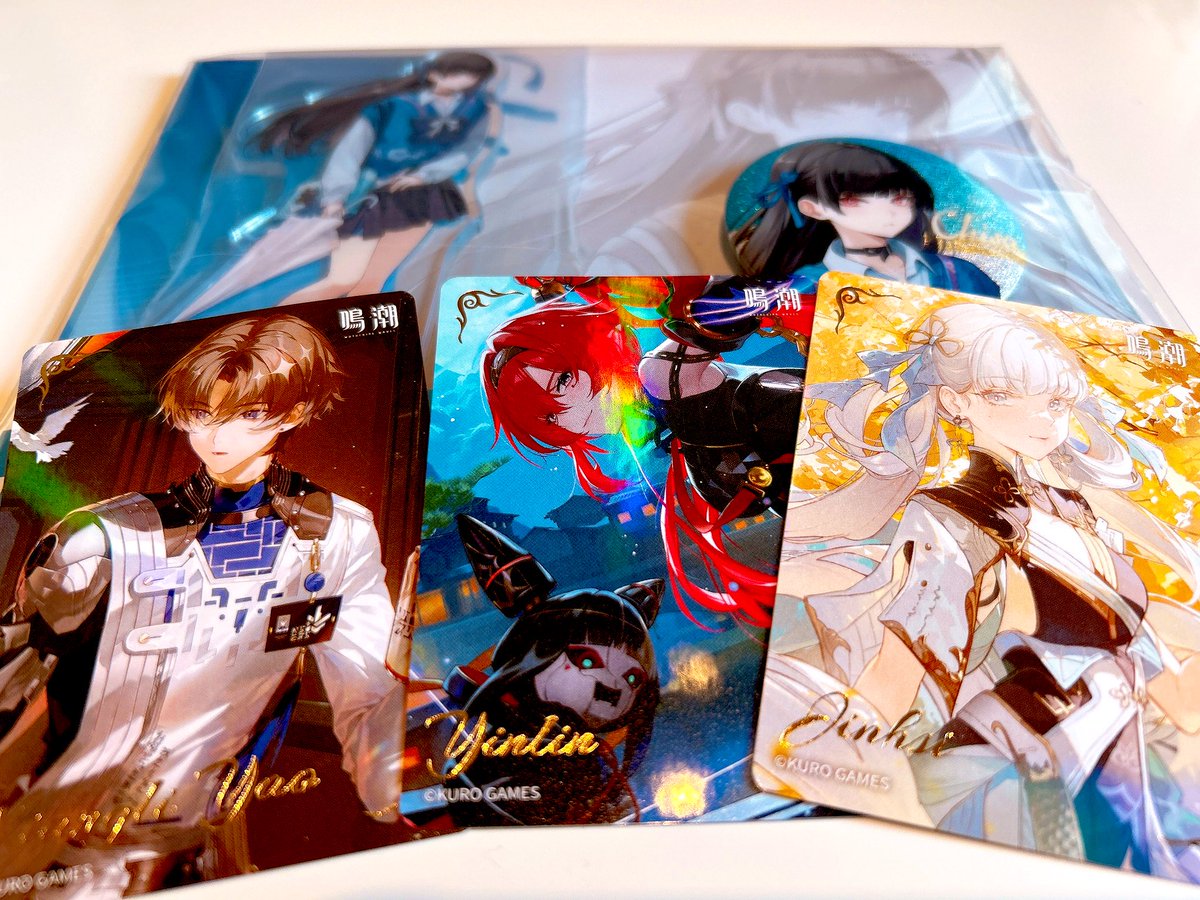 おはよみ〜😪☀️ 鳴潮ローソンコラボ行ってきた〜🥰！ アクスタの千咲