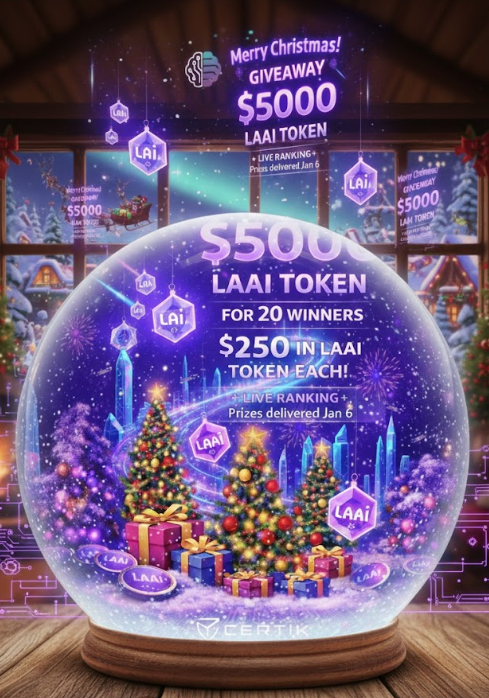 ArlePOPSTAR's tweet photo. @Spy100x from my  honest oppinion  the @LAAIAGENT  and  its token $LAAI should get the best  blow up   ( they are giving  the best   Giveaway this Xmas ) https://t.co/7nm1NwEFgK