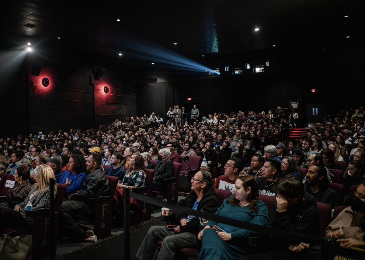 Photos from last Tuesday’s sold out free screening of PLURIBUS (2025) + Q&amp;A with actors Rhea Seehorn, Karolina Wydr, &amp; Carlos-Manuel Vesga, writers/executive producers Gordon Smith &amp; Alison Tatlock, + writer/co-executive producer Jenn Carroll 📺💛