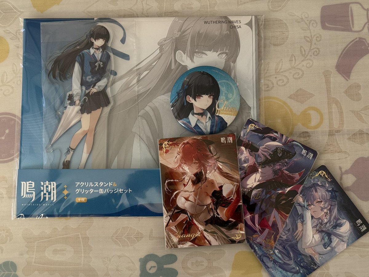 鳴潮 ローソン 缶バッジ　3BOXセット 予約】鳴潮 中国限定 流光秘語シリーズ 缶バッジ ブラインド・BOX