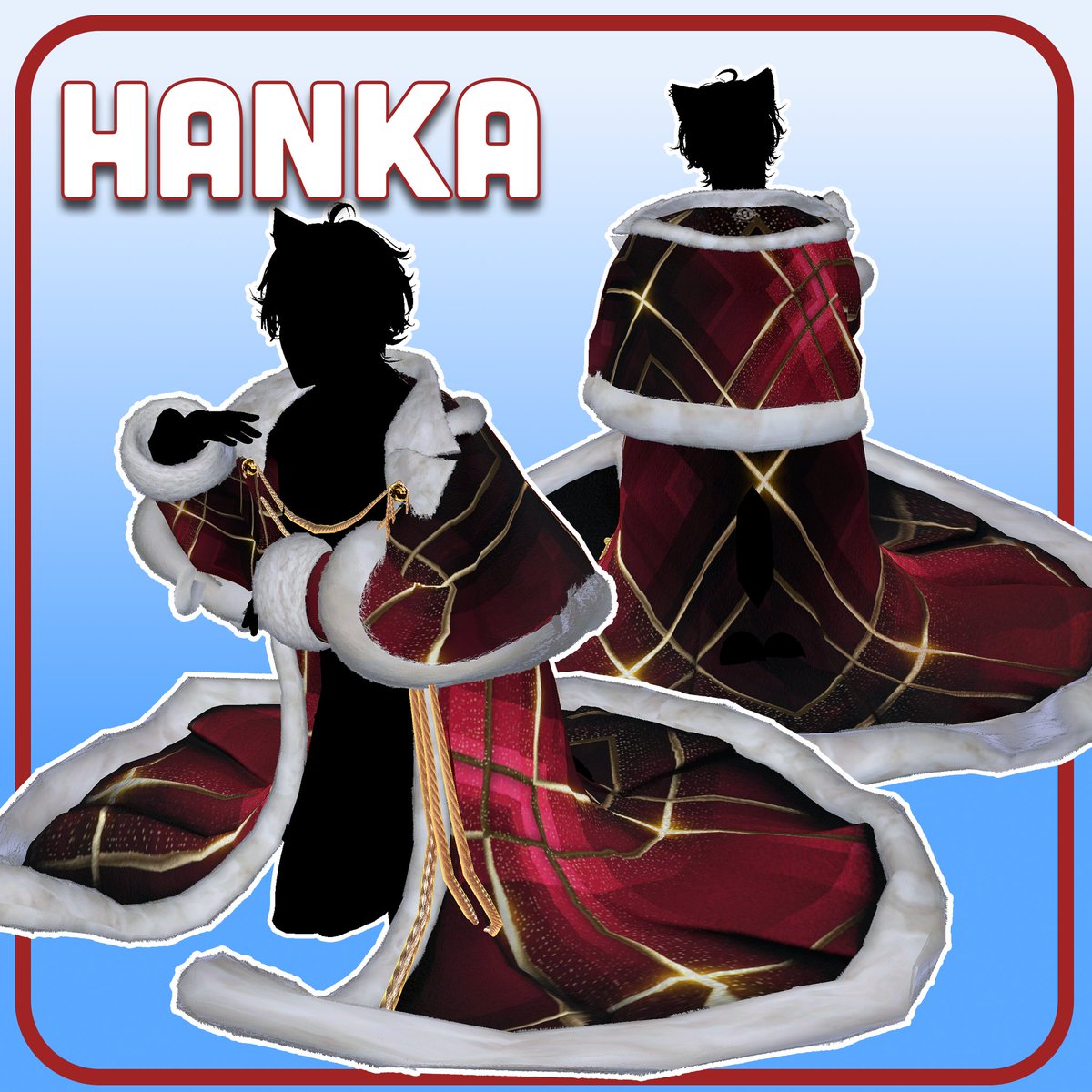 Wingedflow's tweet image. Added Hanka to the list of Compatible avatars for the Christmas Jacket! 
wingedflow.booth.pm/items/7748426
