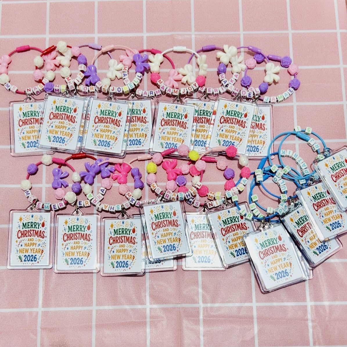 BeadsThreads's tweet image. Customized Bag Charm 🌸

✨ Perfect as Christmas Gifts!

🏷️bag charm christmas beaded accessories anik anik customized acrylic keychains merry christms happy new year