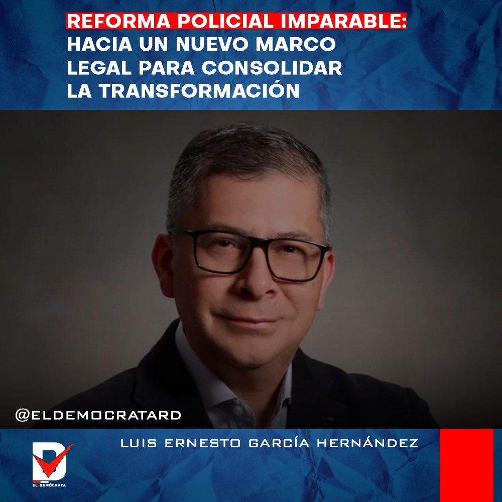eldemocratard's tweet image. El proyecto de ley orgánica de la Policía Nacional presentado por el Gobierno al Poder Legislativo y que impulsa la tercera ola de la reforma policial del Presidente Luis Abinader, no es solo una pieza legislativa sino una institución inclusiva clave para el desarrollo del país,…