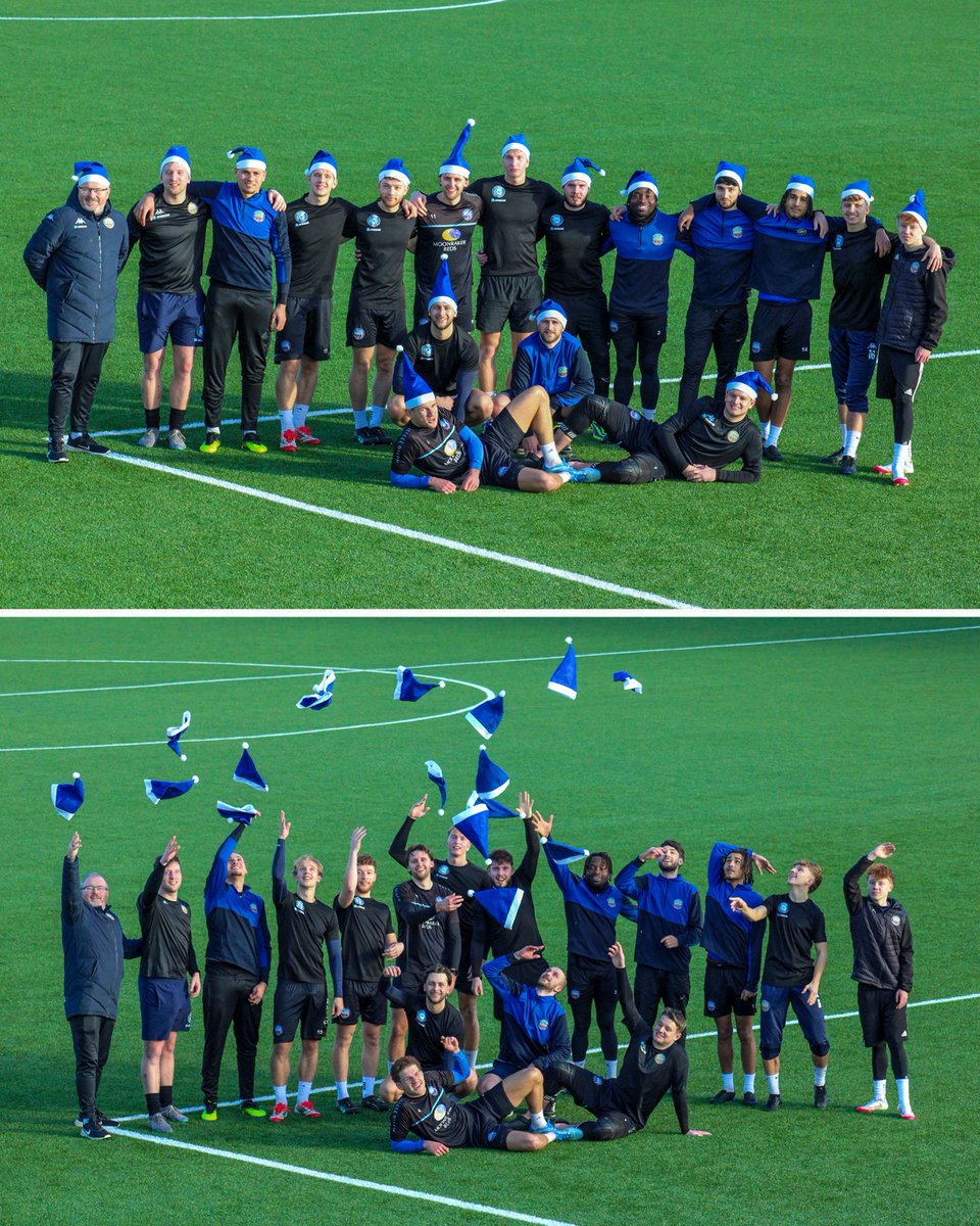 BradfordTownFC's tweet image. Wishing all of our supporters, sponsors, committee members, players, and staff a very Merry Christmas 🎄

We can’t wait to see you at Trowbridge Road tomorrow, Blues 💙