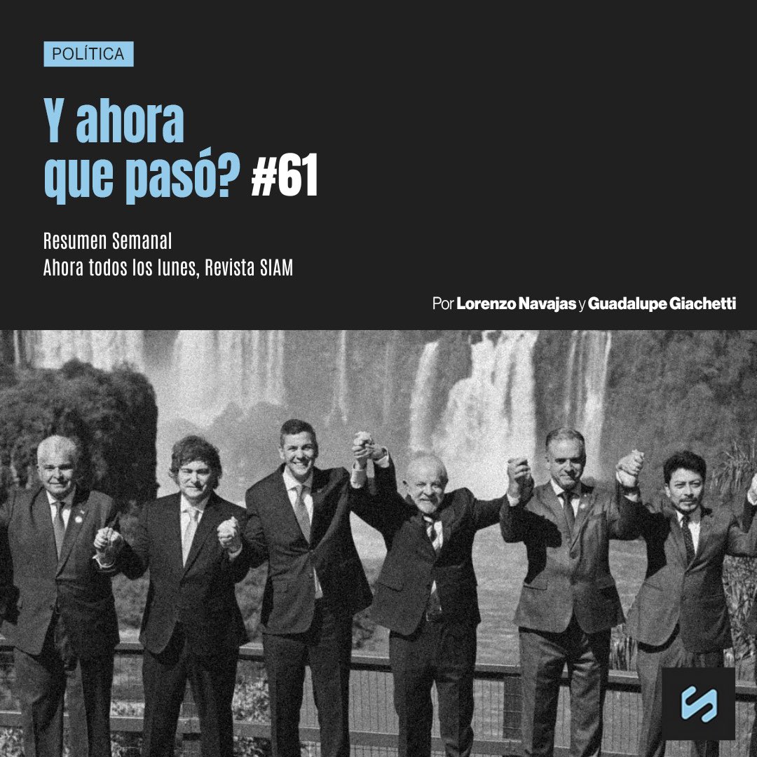 Esta semana se reactivó el Congreso, que venía pausado desde las elecciones. Ademas, el peronismo se prepara para una pelea importante.

Por <a href="/Bladifiquese/">Fedaykin</a> y <a href="/guadigiachetti/">guadi🌞</a> 
siamrevista.com/y-ahora-que-pa…