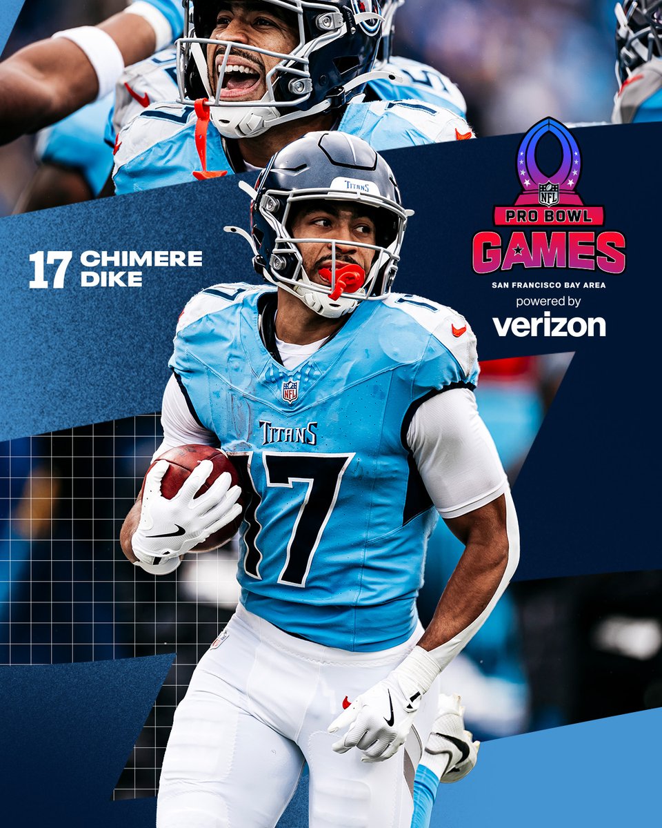 The first Titans rookie since 2010 to be named a Pro Bowl starter @chimdk11 ⭐️