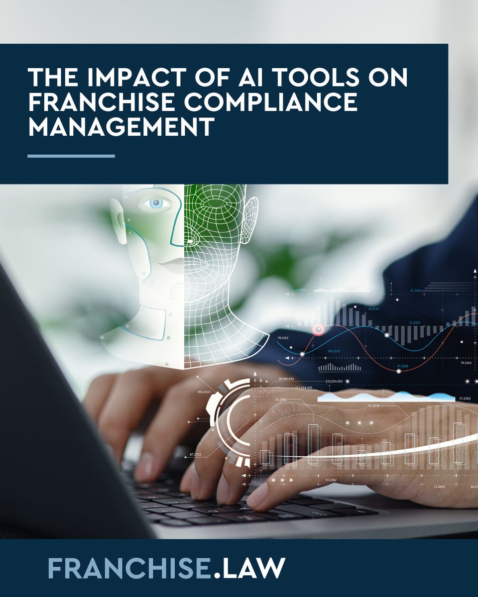 FranchiseLaw_NC's tweet image. AI technology helps franchisors monitor compliance, reduce risk, and maintain system-wide consistency efficiently.
franchise.law/franchise-comp…

#FranchiseLaw #FranchiseCompliance #AIinFranchising