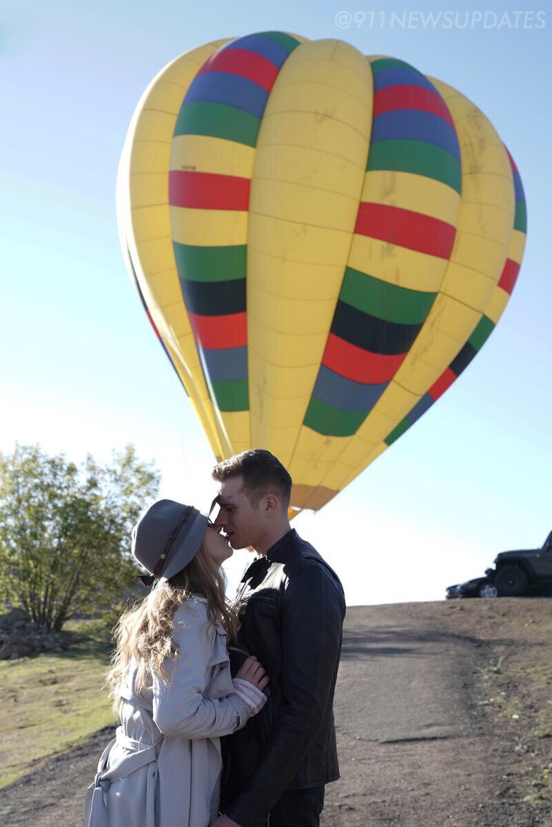 217HotPilot's tweet image. Wait a minute, so Buck did plan a whole hot air balloon date for Abby but didn't buy anything for Tommy aka his "most transformative relationship" for their 6-month anniversary? Sorry but wtf is this writing 😂