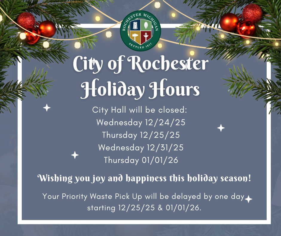 City of Rochester MI tweet media