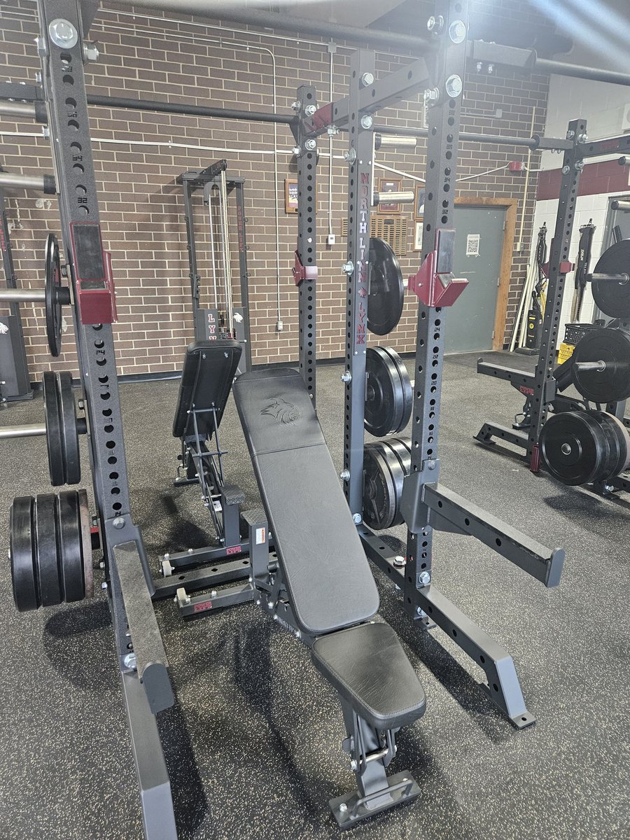 CoachCollum94's tweet image. Huge thank you and shoutout to the Bob Mudd Family and Lynx Pride for new weight room renovations!! Pretty sweet!